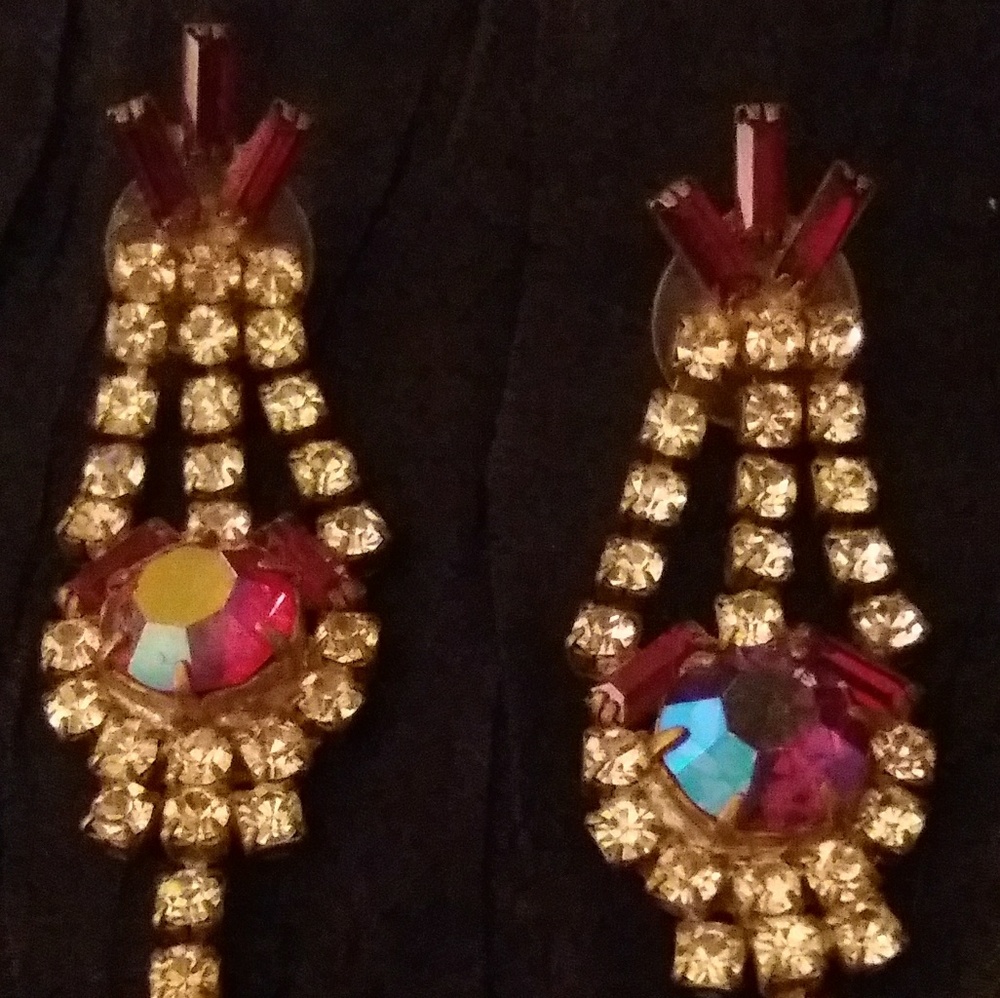 Austrian Crystal Chandelier Earrings